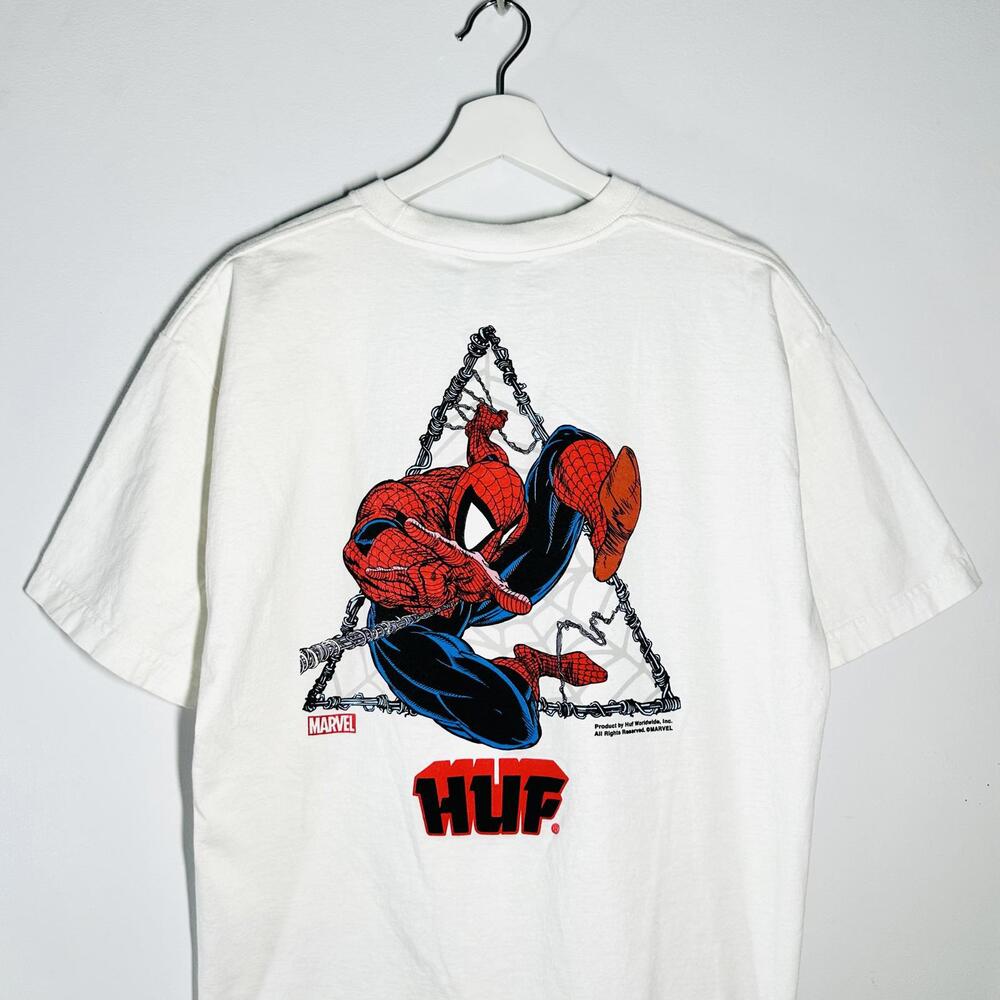 HUF x Spiderman Collab Comic Graphic T-Shirt